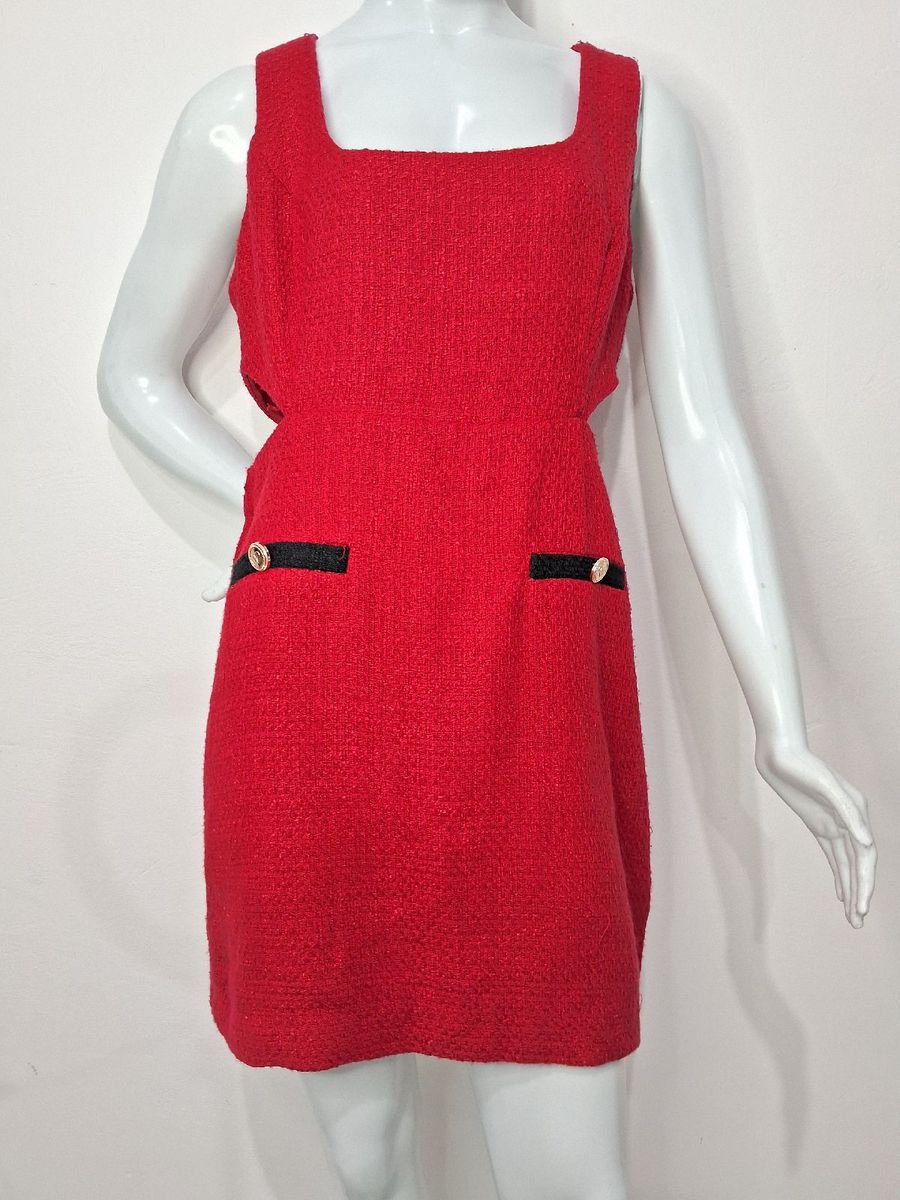 Vestido tweed fashion renner