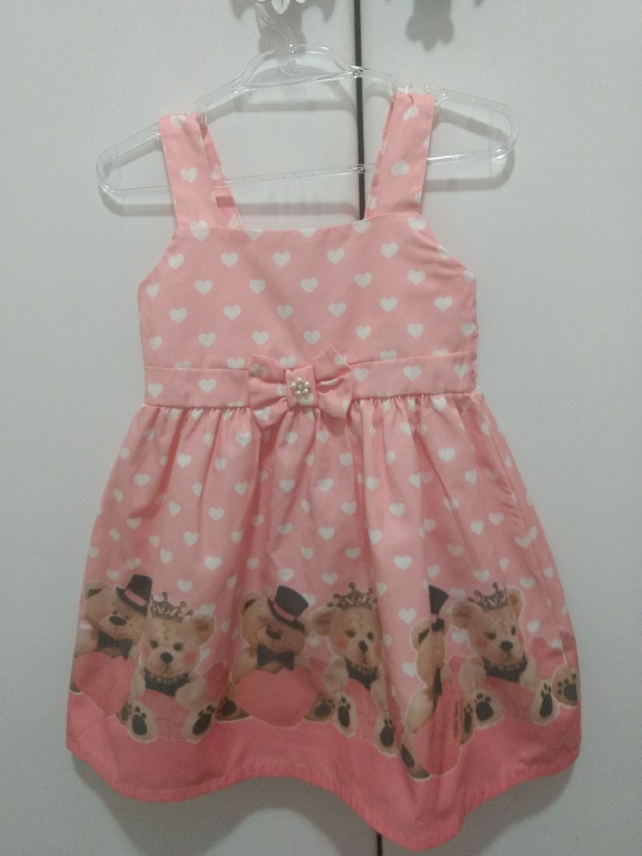 vestido ursinha princesa