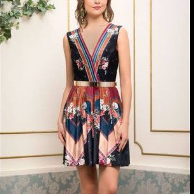 Vestido veludo antix cheap