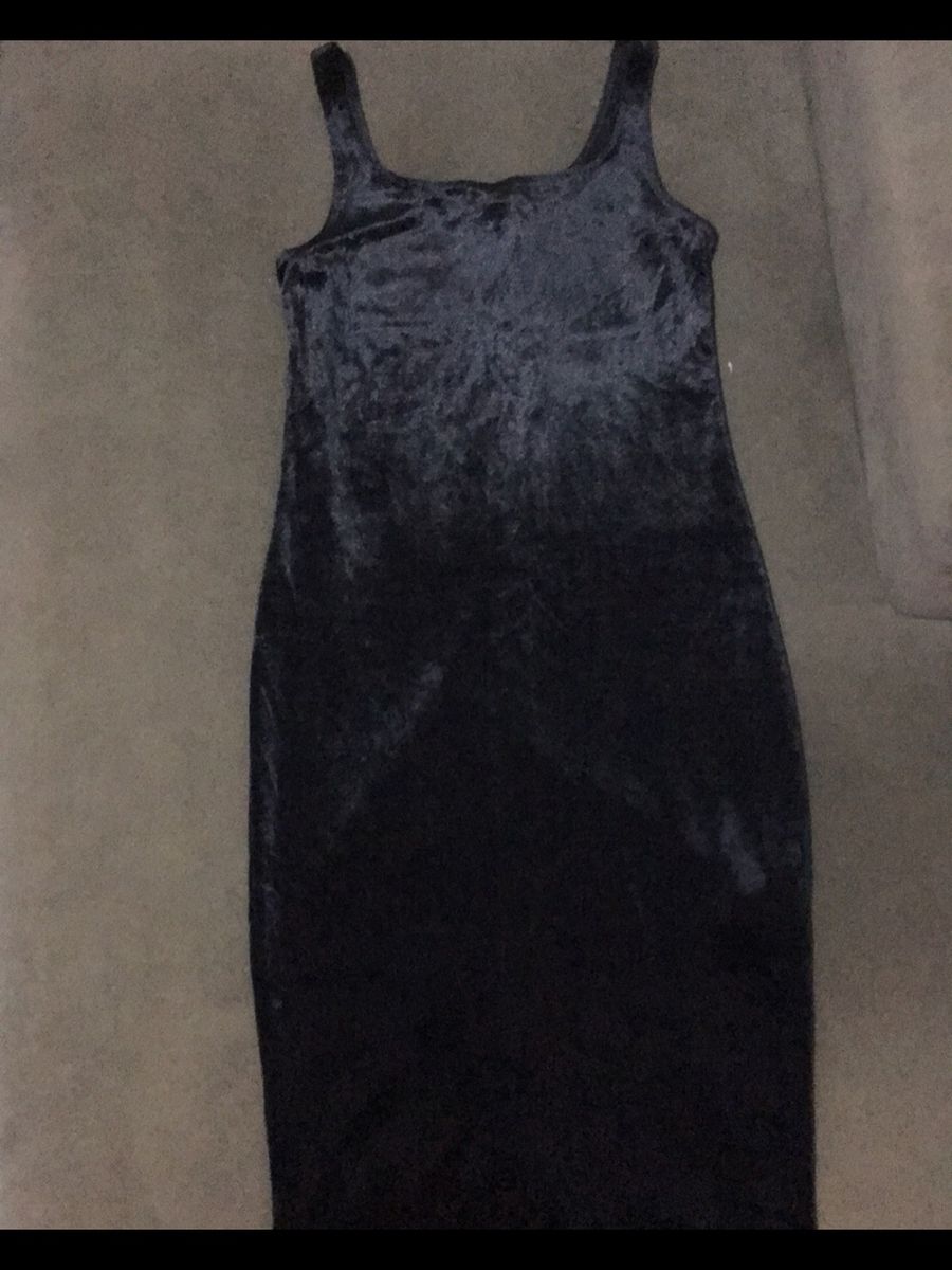 vestido veludo zara