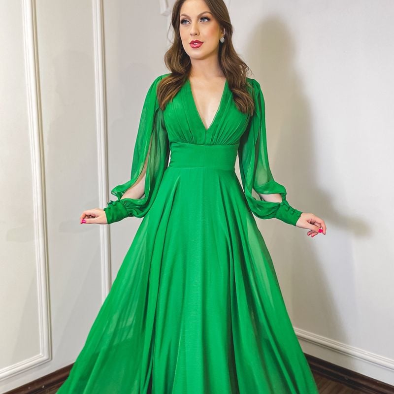 Vestido best sale gode verde