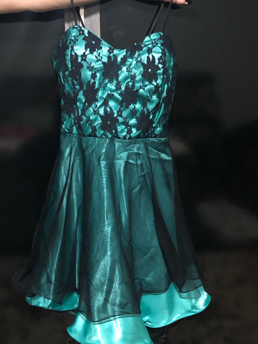 vestido verde cetim