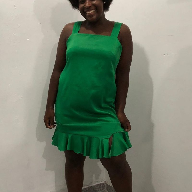 Vestido verde best sale maria filo