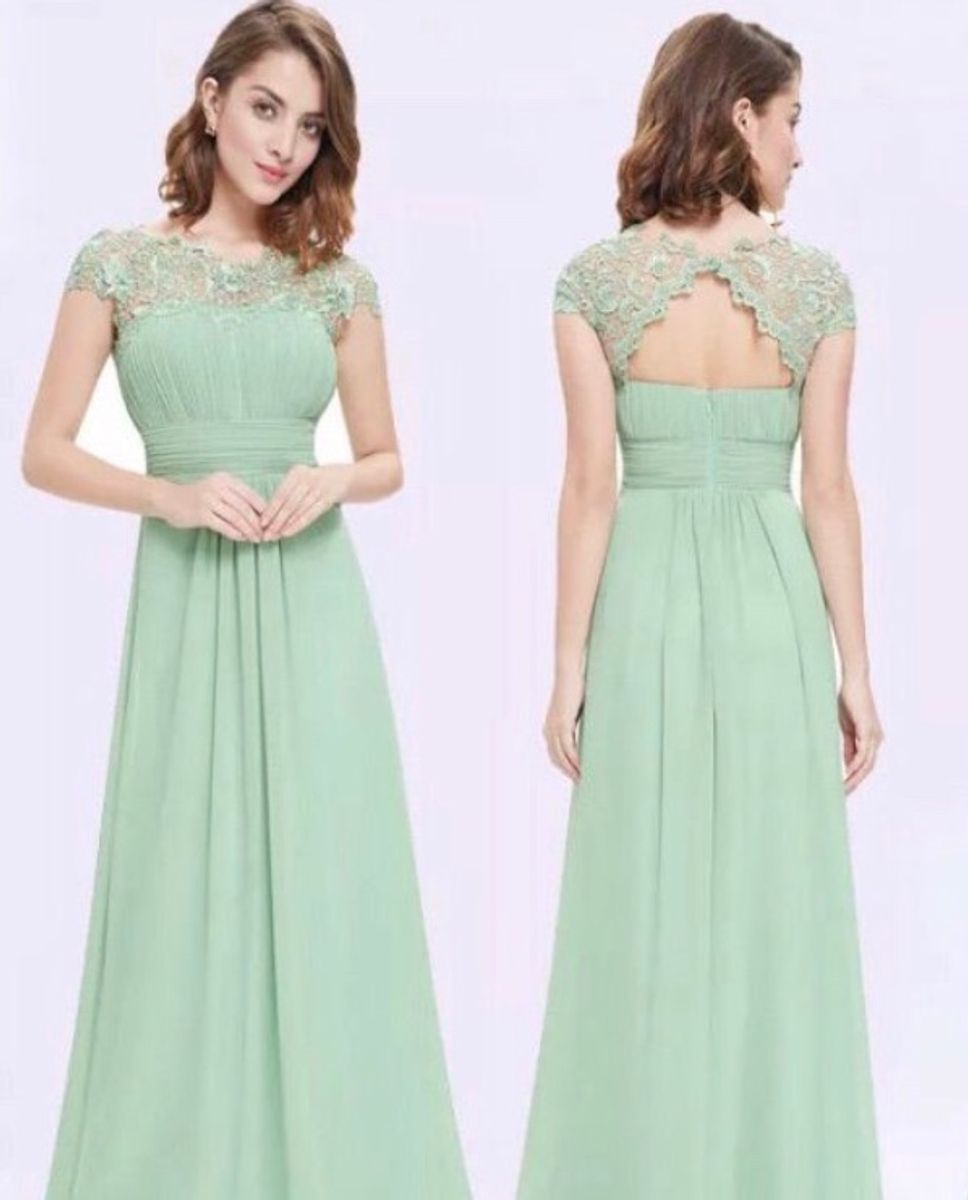 Lista 95+ Foto Vestido Verde Menta Con Que Color De Zapatos Combina Lleno