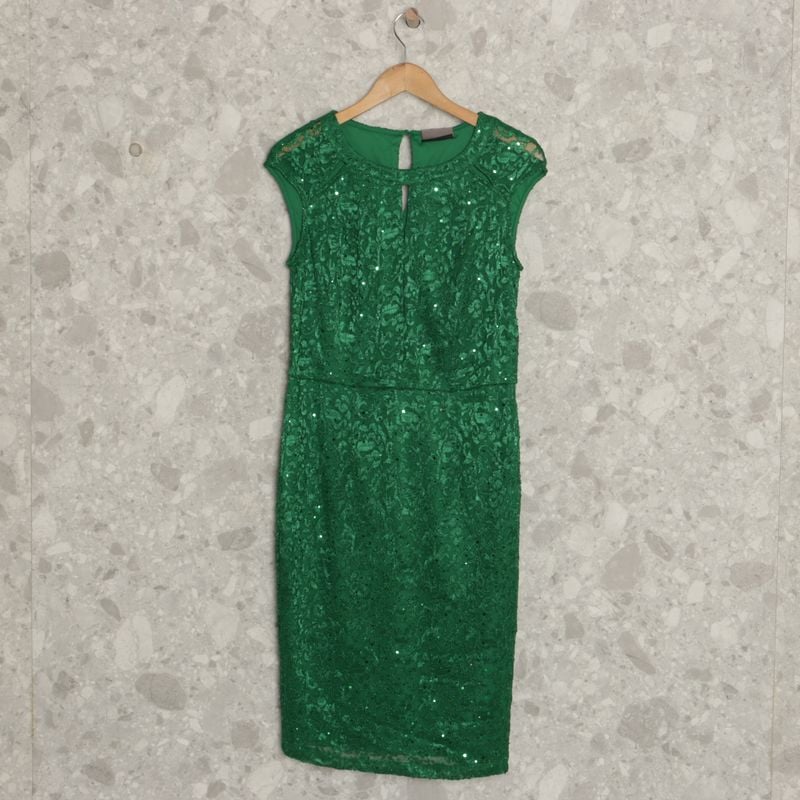 lovely grace green dress Addison Bay Cotton Poplin Grace Dress X Grace Atwood in White/Racing Green Double Stripe-Final Sale | XX-Small