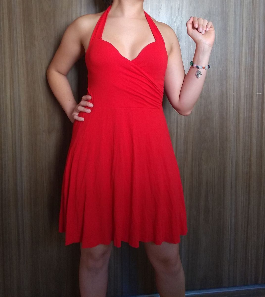 vestido vermelho classico