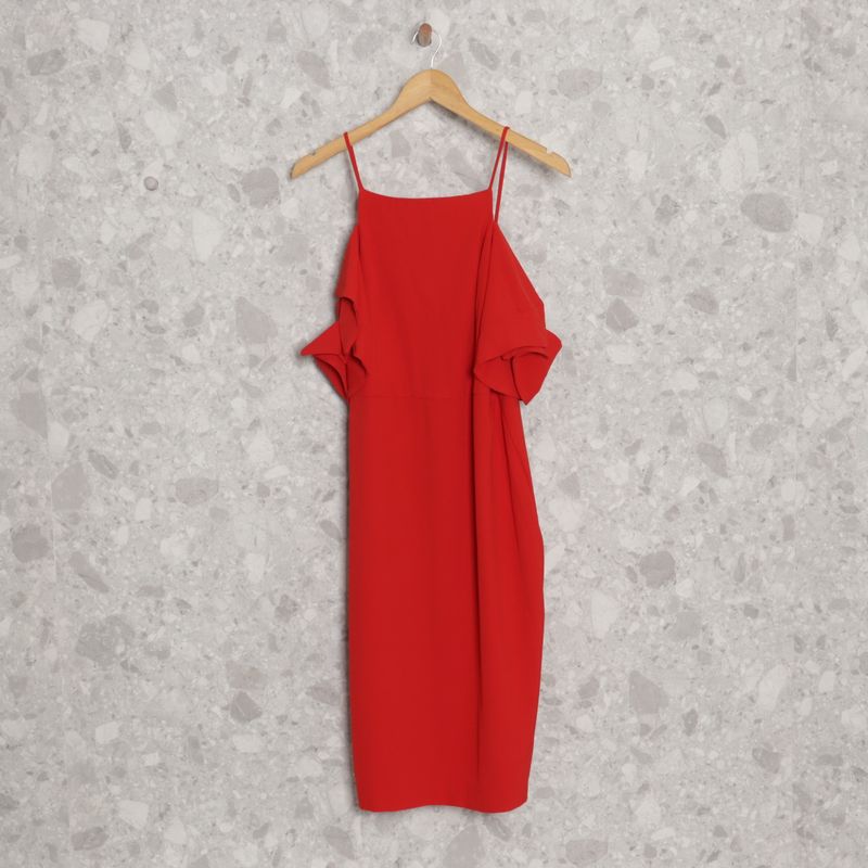 Vestido best sale vermelho tvz