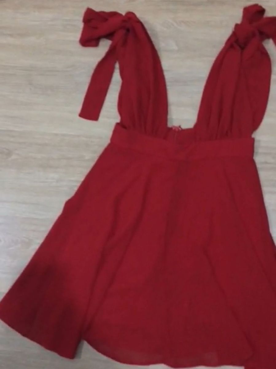 forever 21 vestido vermelho