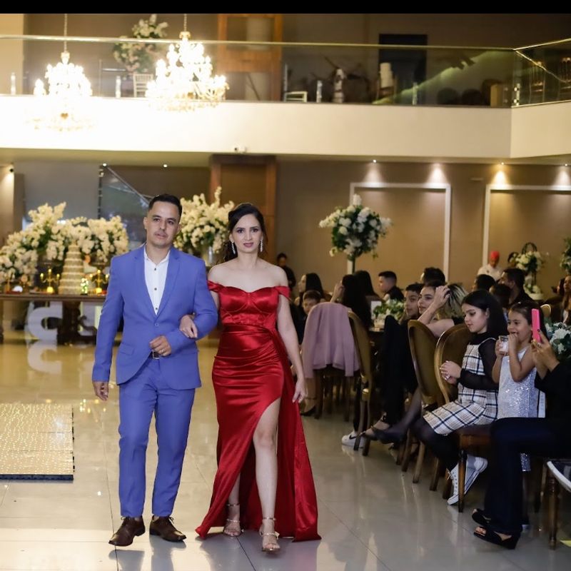 Vestido vermelho para store formatura