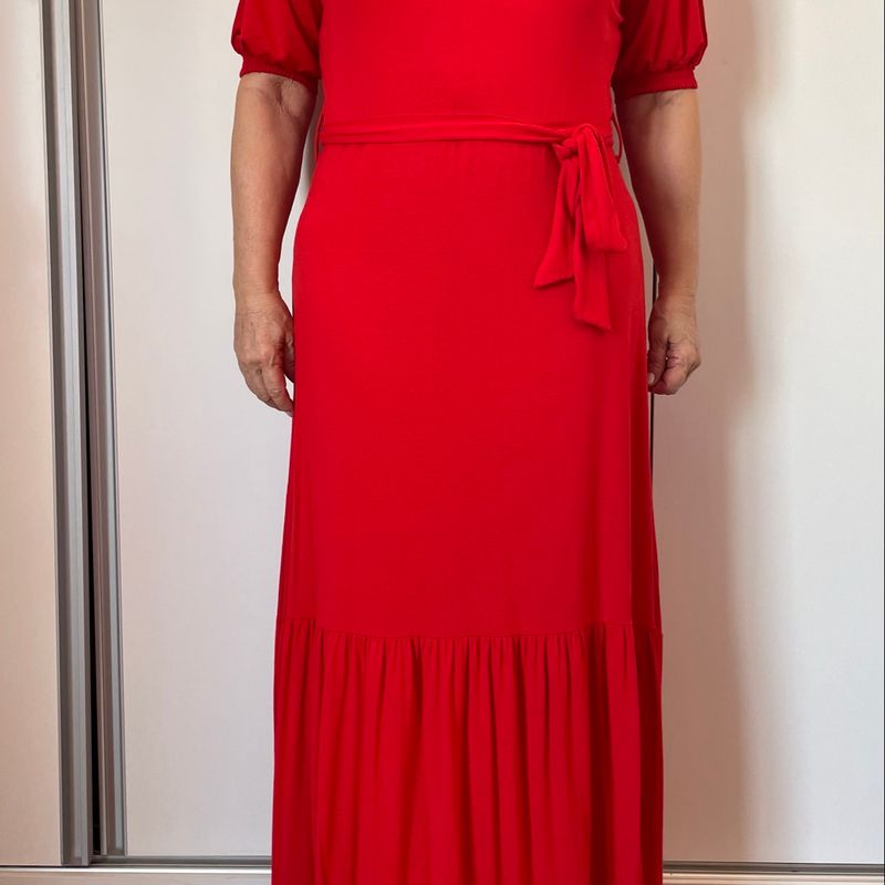 Amaro best sale vestido vermelho