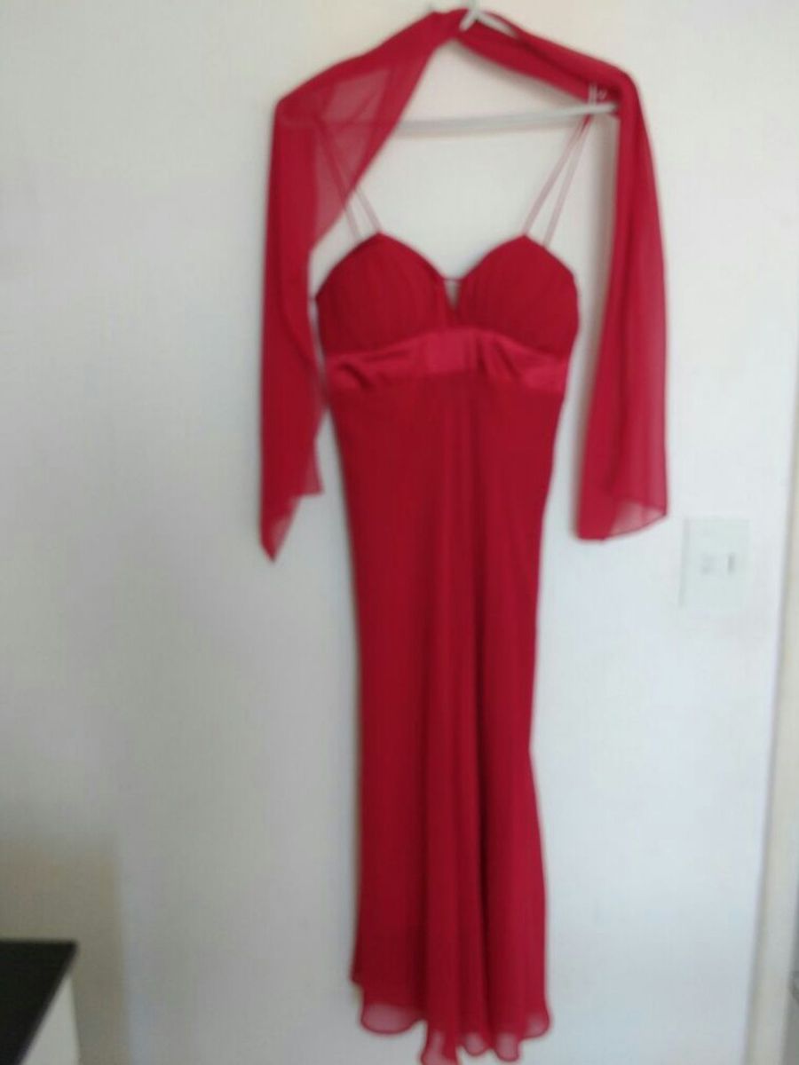 vestido meio longo