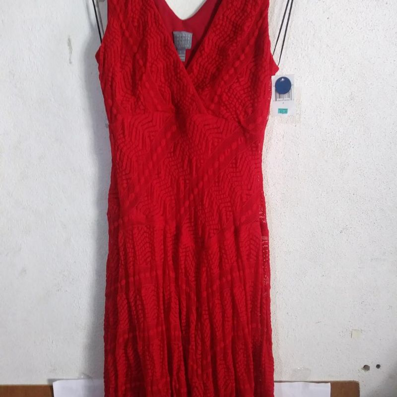 Vestido vermelho 2024 tamanho 8