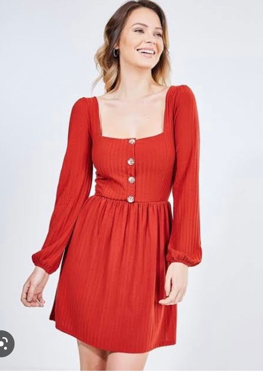 Vestido best sale vermelho youcom