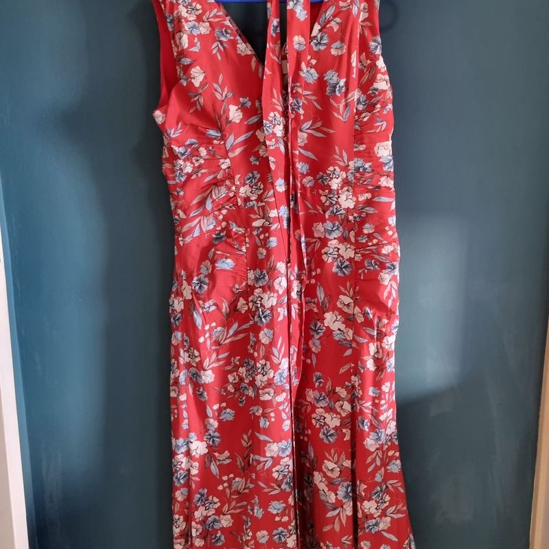 Vestido Vestido de Viscose Lucidez Tamanho M Ou 40 Vestido