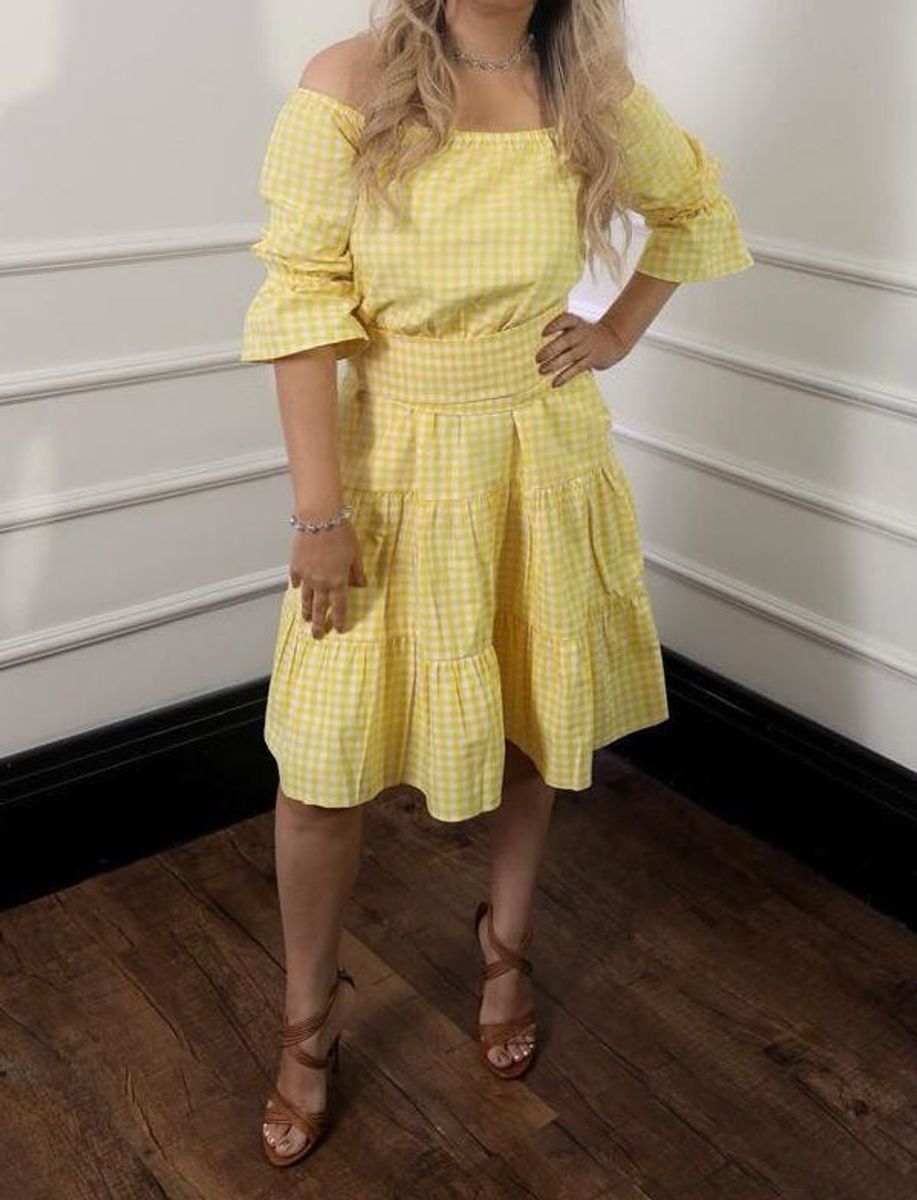vestido amarelo amissima