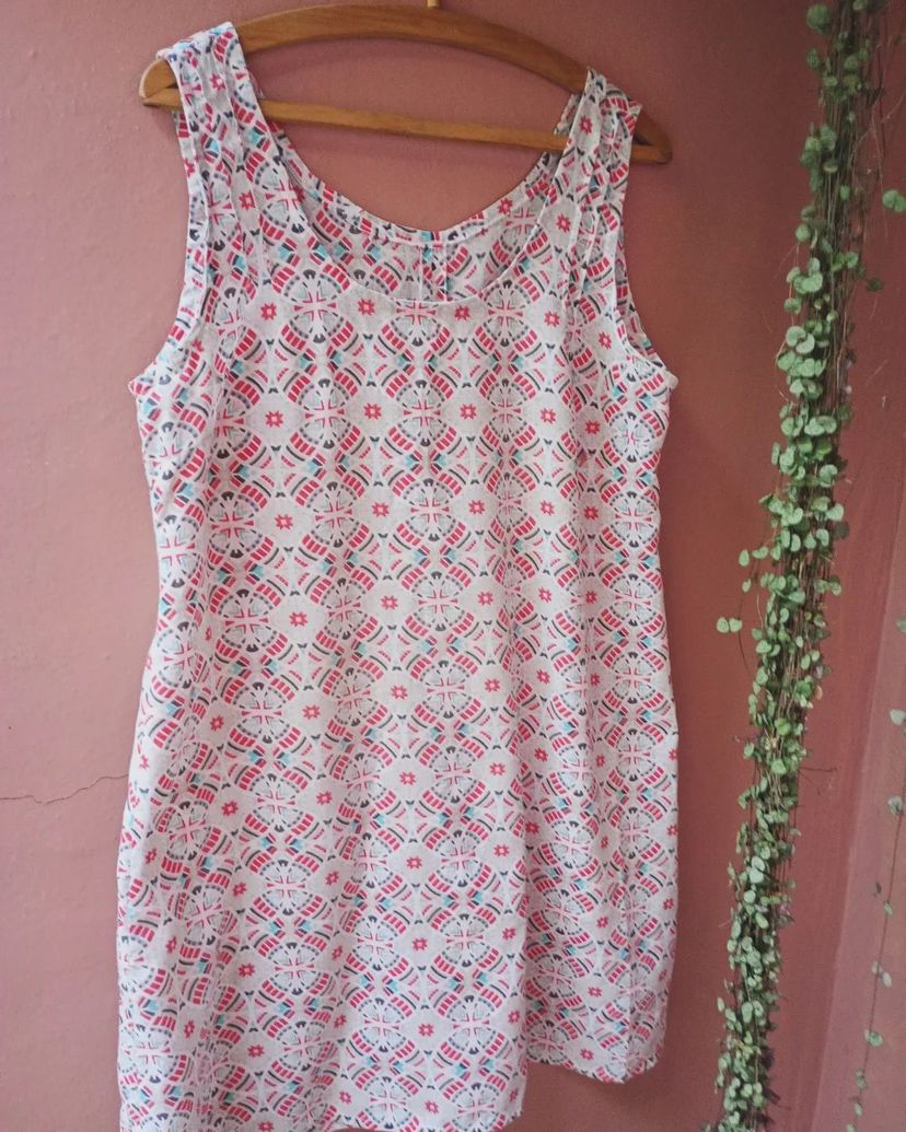vestido vintage estampado - outros 