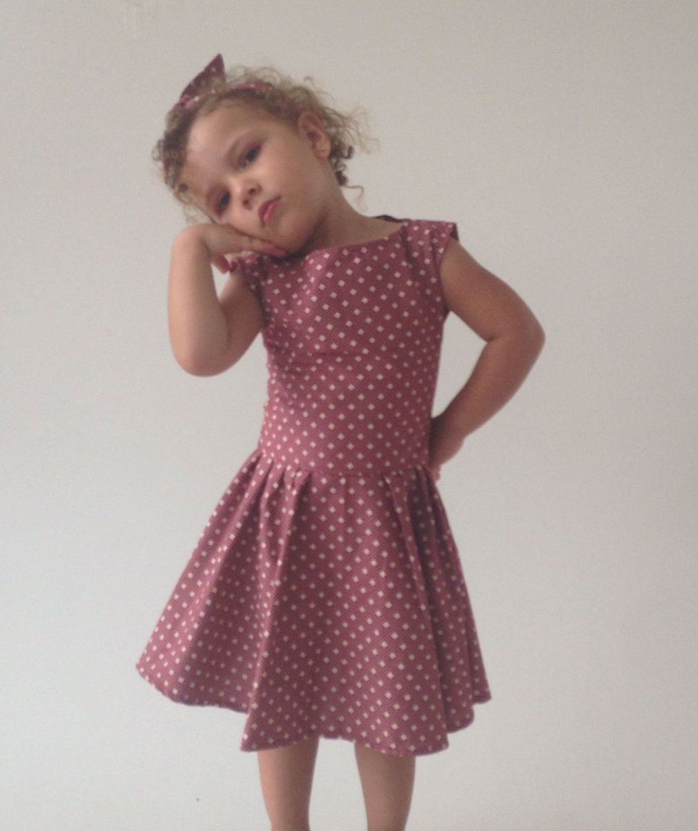 vestido infantil vintage