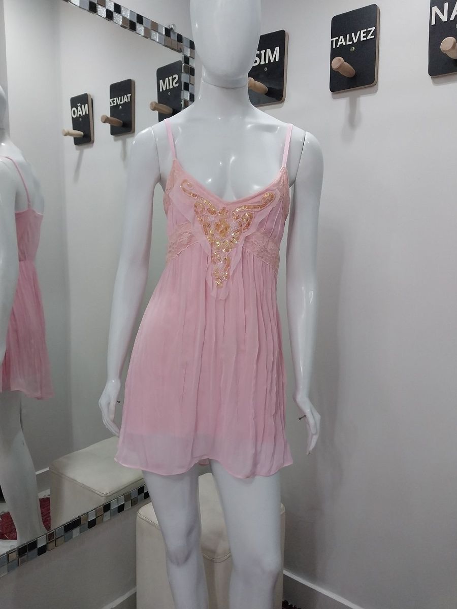 Vestido de best sale voal com renda