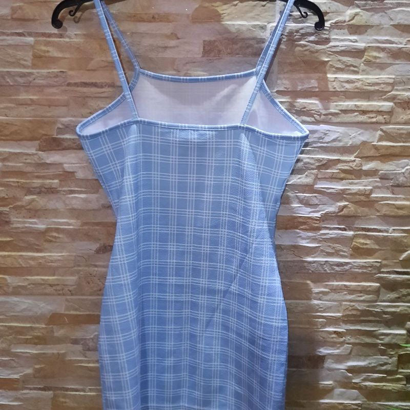 Vestido Xadrez Shein  Vestido Feminino Shein Nunca Usado 86148634