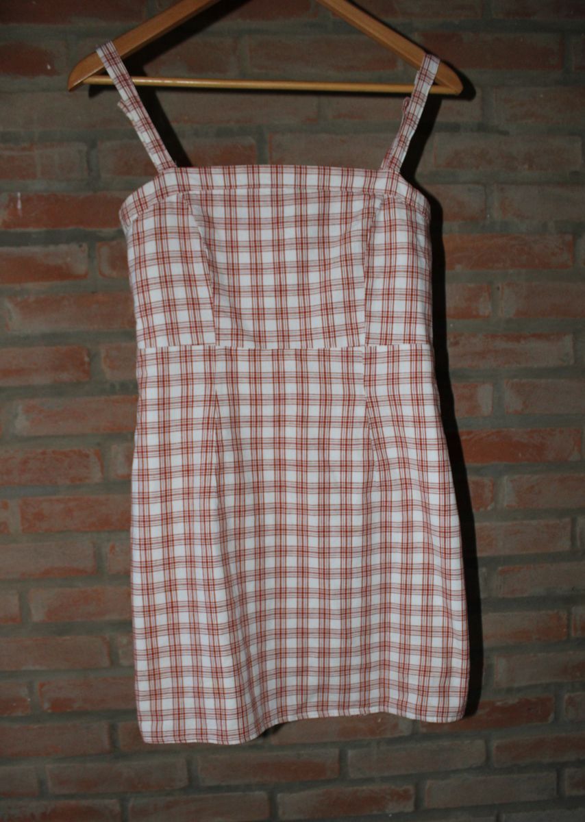 vestido xadrez forever 21