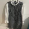 vestido xadrez manga longa - outros 