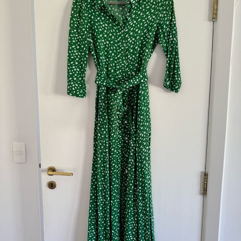 green emerald velvet dress Zara – Alglist LLC main image 1