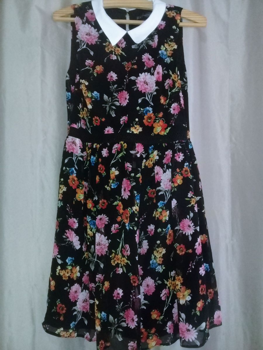 vestido zara florido