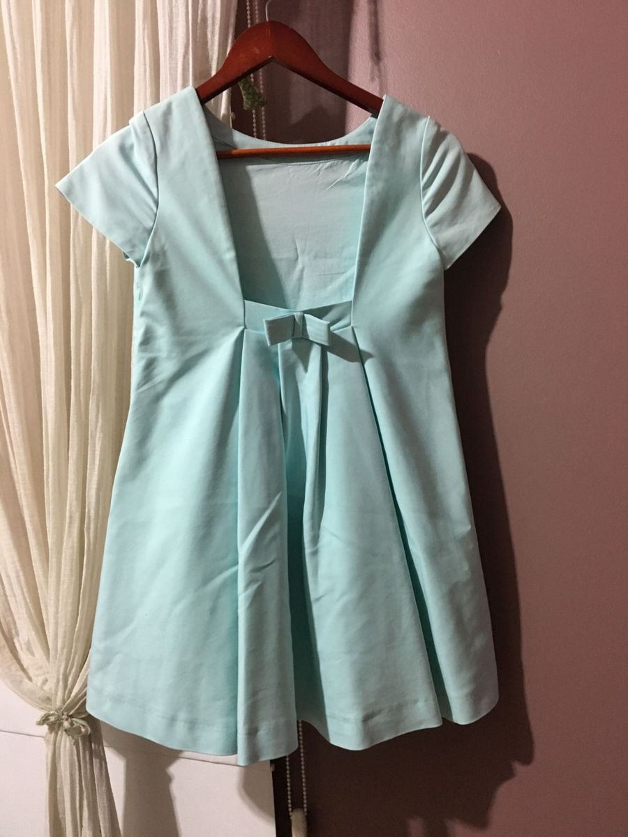 vestido azul bebe zara