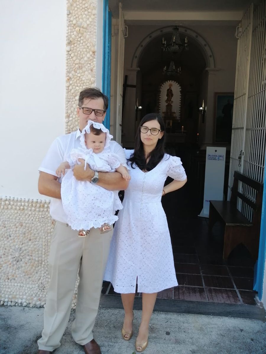 Vestido para best sale mae em batizado