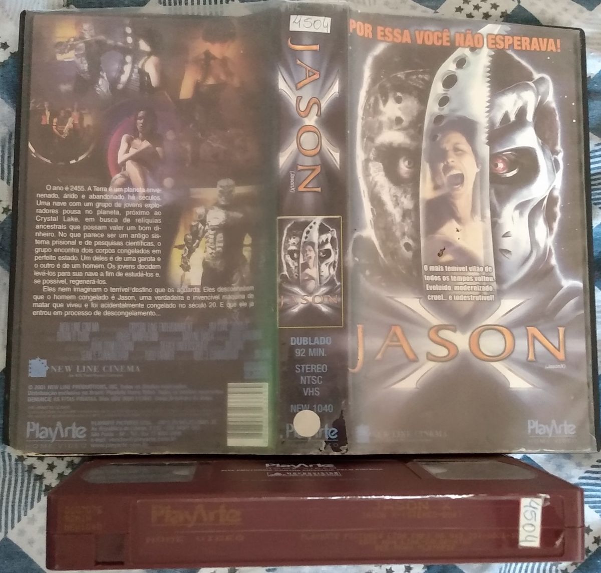 Vhs Dublado Jason X | Playarte Usado 108565401 | enjoei