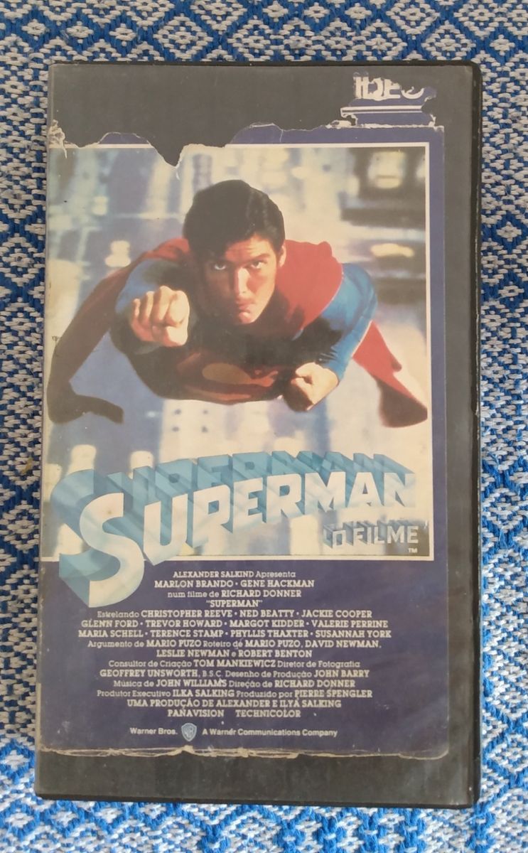 Vhs Dublado Superman Christopher Reeve 1ª Tiragem | Filme e Série ...