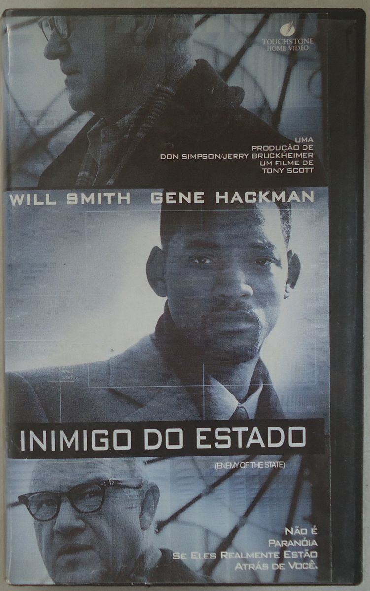 Vhs Inimigo do Estado 1998 Will Smith, Gene Hackman, Legenda Filme e Série Touchstone Usado