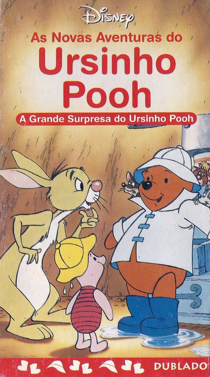 Vhs Original As Novas Aventuras do Ursinho Pooh - a Grande Surpresa do ...