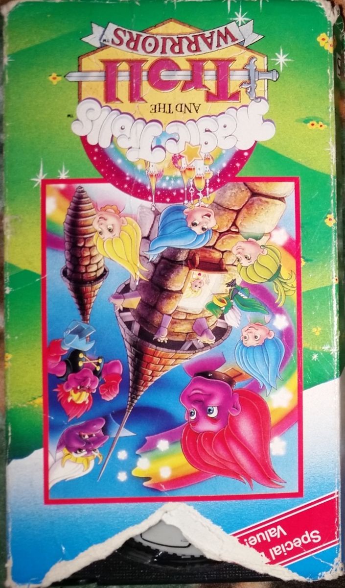 Vhs original Magic Trolls And The Troll Warriors Filme e Série Usado