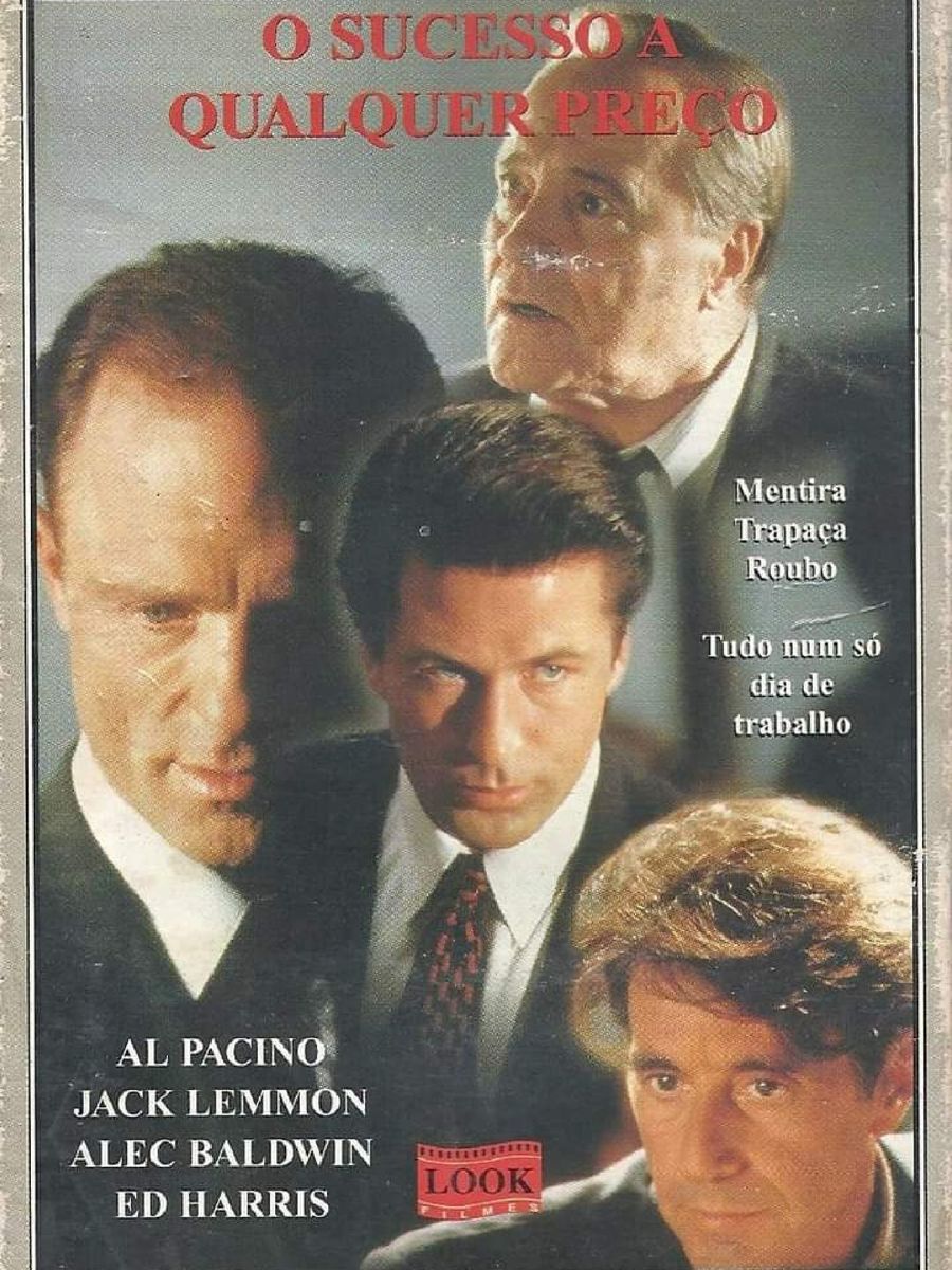 Vhs Original O Sucesso a Qualquer Preço (kevin Spacey, Al Pacino, Alec Baldwin, Jack Lemmon