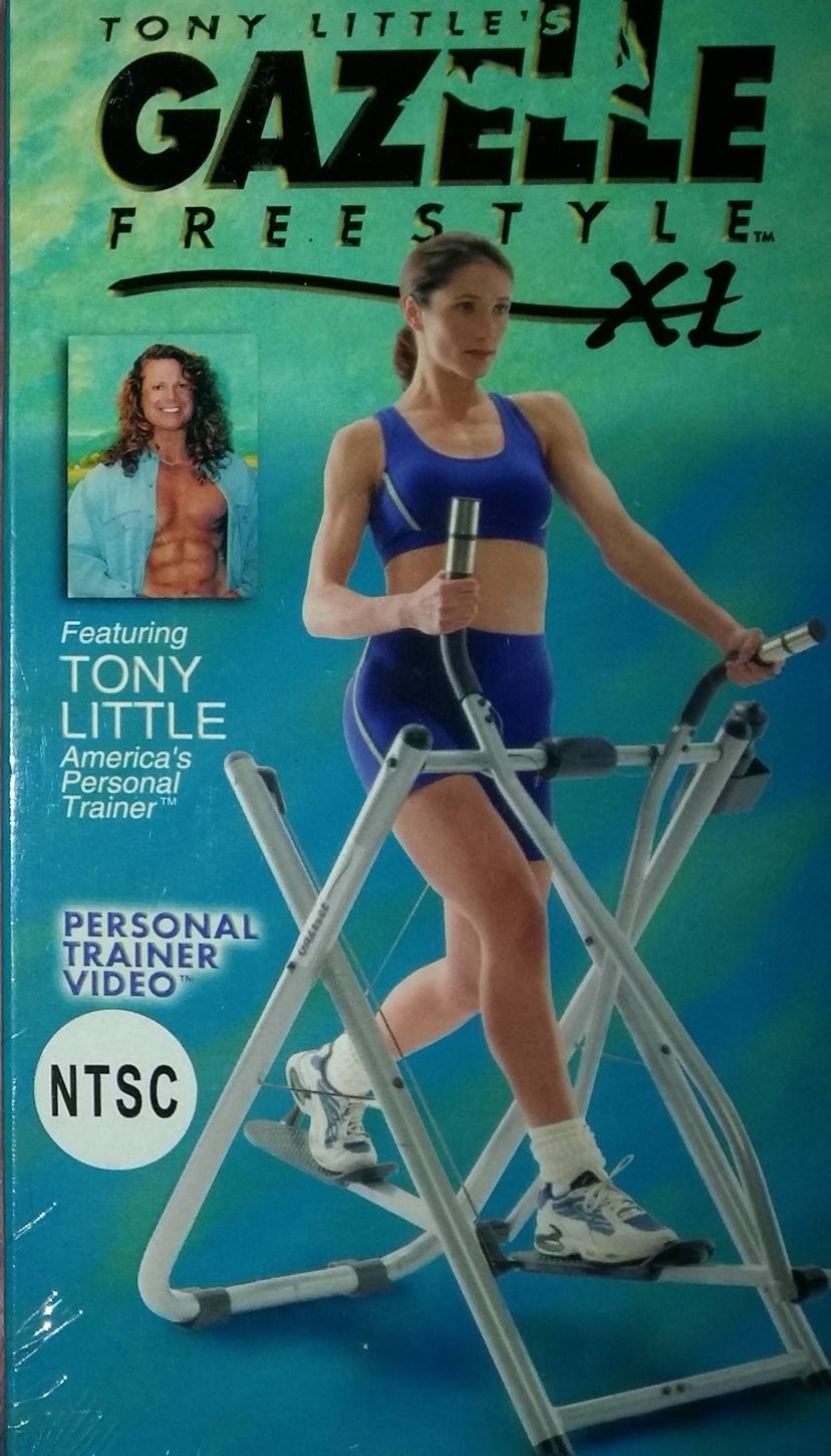 Vhs Original Tony Little Gazelle Freestyle Xl (lacrado e Importado