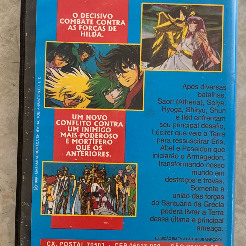 Vhs - Os Cavaleiros Do Zodiaco - Saint Seiya - Dublado