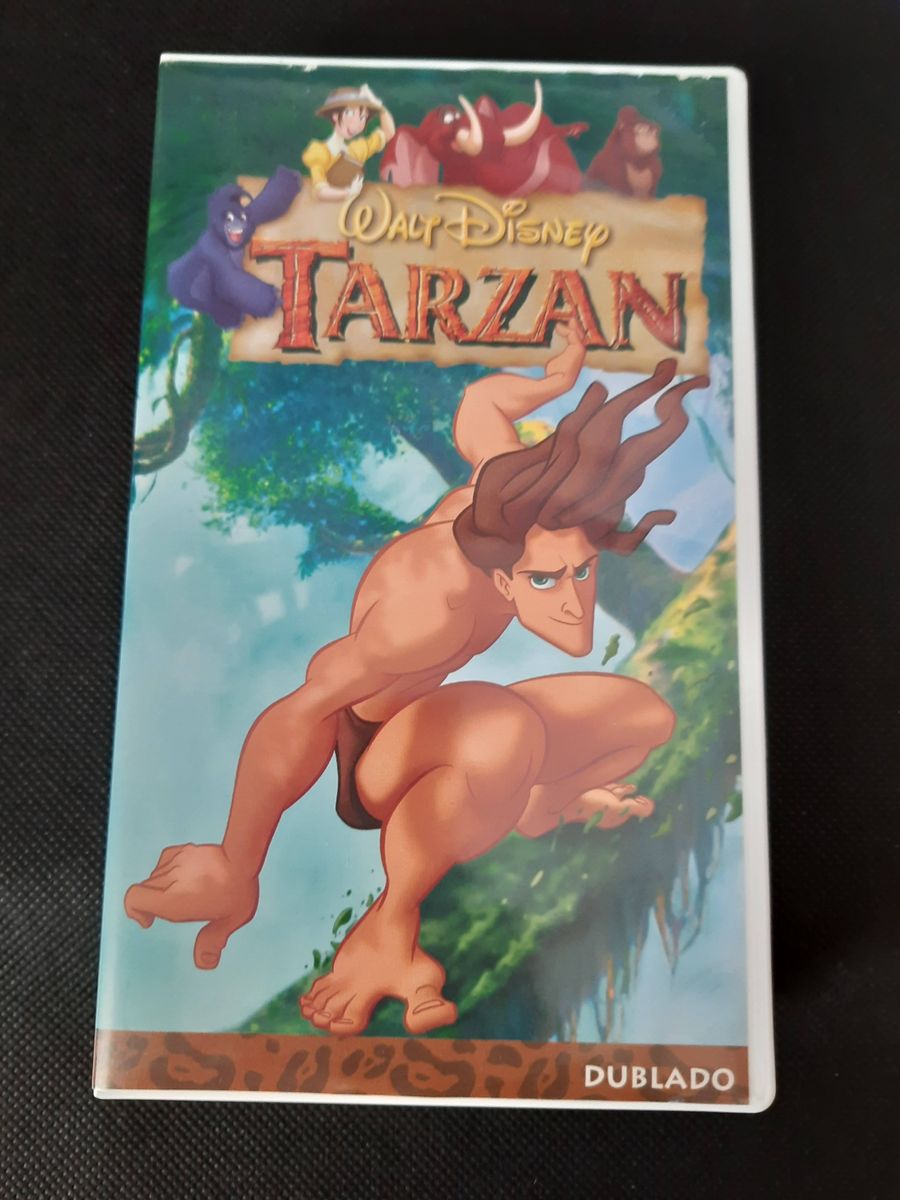 Filme Vhs Tarzan Desenho - Dublado, Filme e Série Disney Usado 48443603