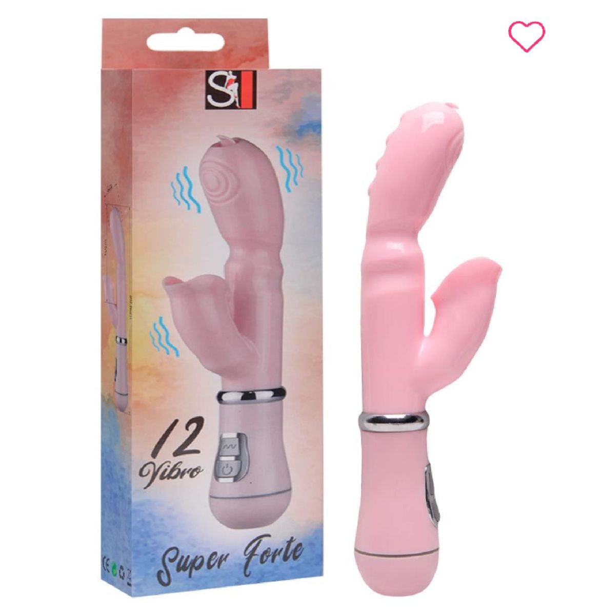 Vibrador Ponto G Clitóris Com Língua 12 Vibro Produto Feminino Sexy Import Nunca Usado 3219