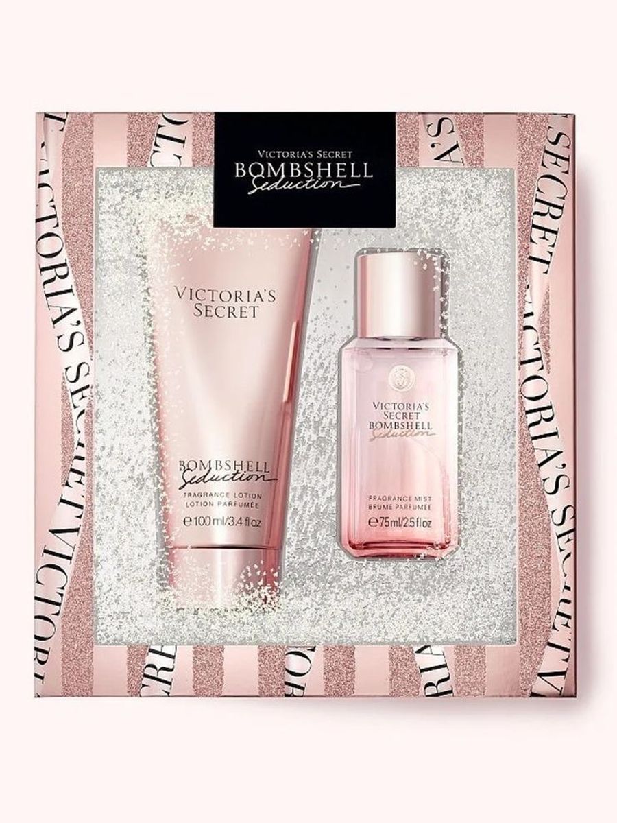 Victorias Secret Kit Body Splash E Hidratante Bombshell Seduction Fine Fragrance Edição 2514