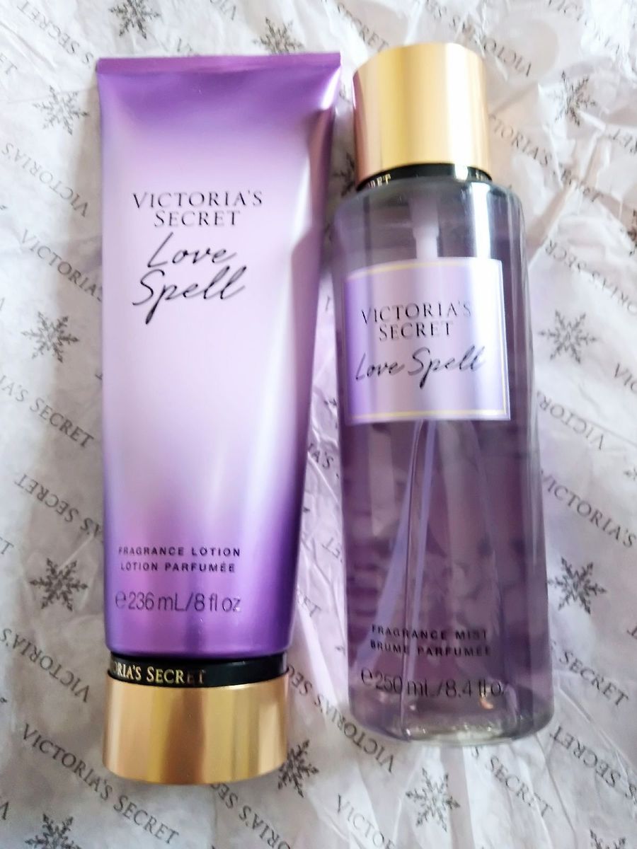 Victoria's Secret Love Spell. Hidratante e Body Splash Novinhos