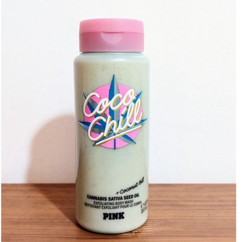 Victoria'S Secret Pink Coco Chill Body Wash Exfoliating 473ml