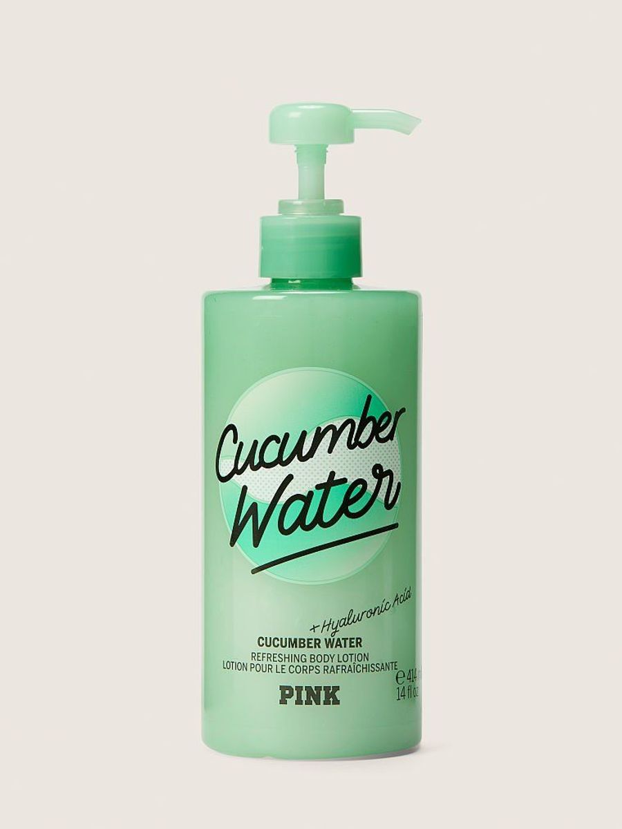 Victorias Secret Pink Creme Cucumber Water 414ml Cosmético Feminino Victorias Secret Nunca 5213