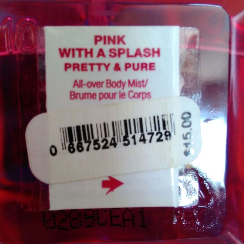 Pink with a discount splash pretty and pure