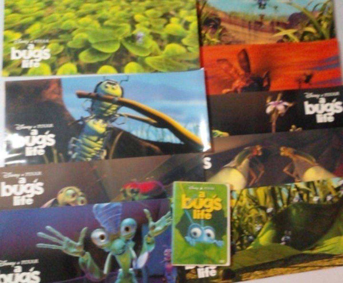 Vida de Inseto, Bugs Life, Dvd+Book com Imagens | Disney Usado