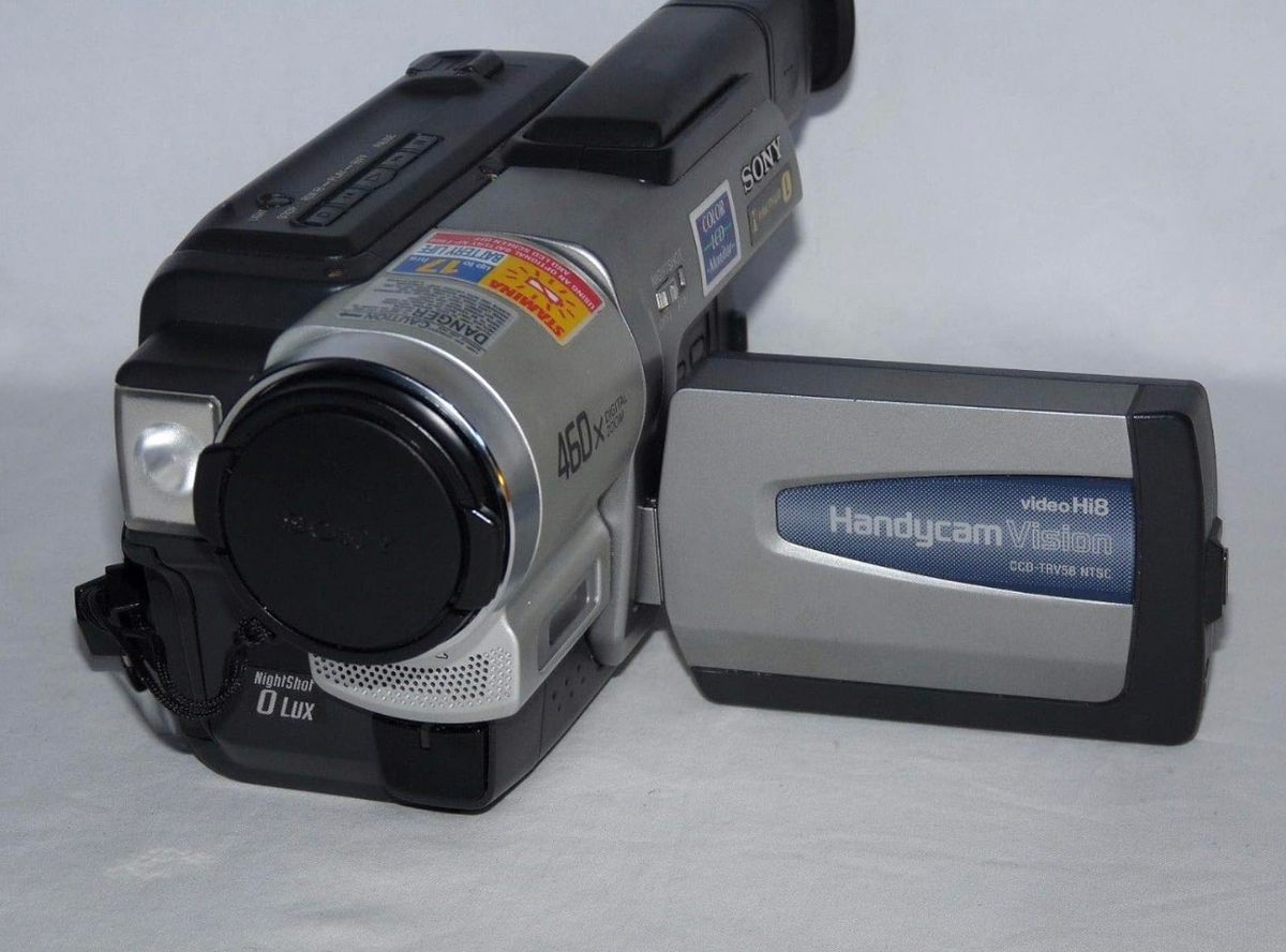 Vídeo Câmara Filmadora Sony Original Ccd Trv58 Hi8 com Acessórios