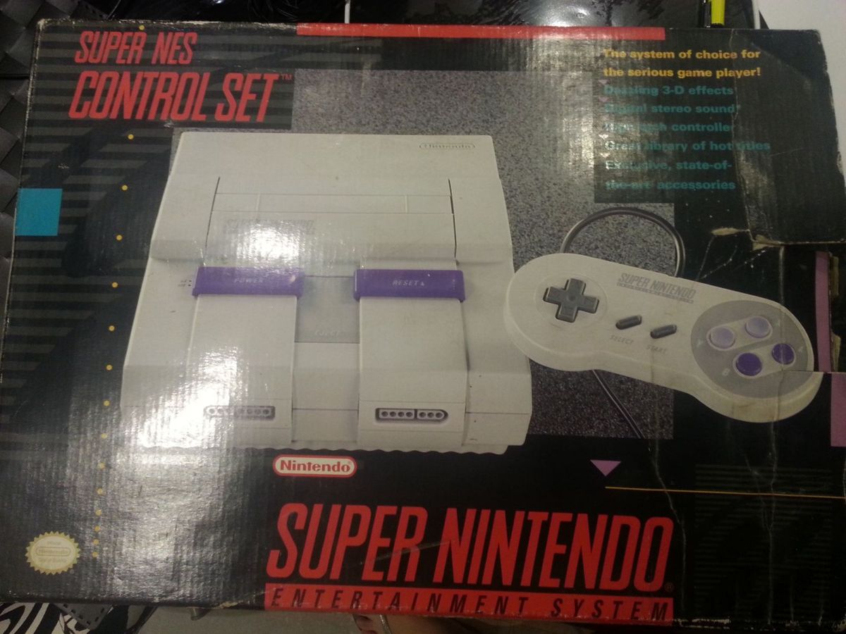 Video Game Super Nintendo Original Antigo
