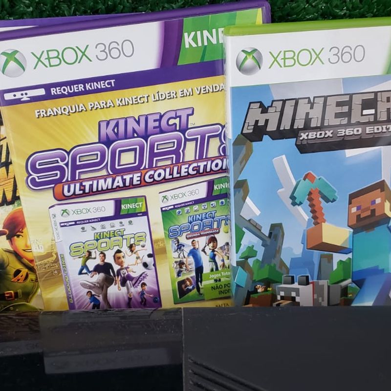 Xbox 360 Arcade Destravado + 3 Controles + Kinect + Fonte + 30 Jogos -  Videogames - Centro, Passo Fundo 1252286005