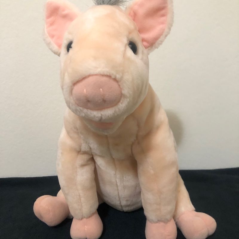 Babe the pig stuffed 2024 animal