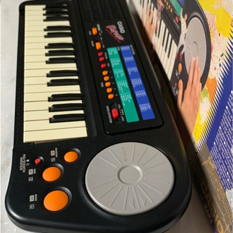 Vintage Chiquetoso Teclado Casio Rapman Japonês | Teclado p